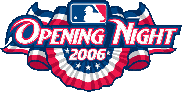 MLB Opening Day 2006 Special Event Logo v2 iron on transfers for clothing